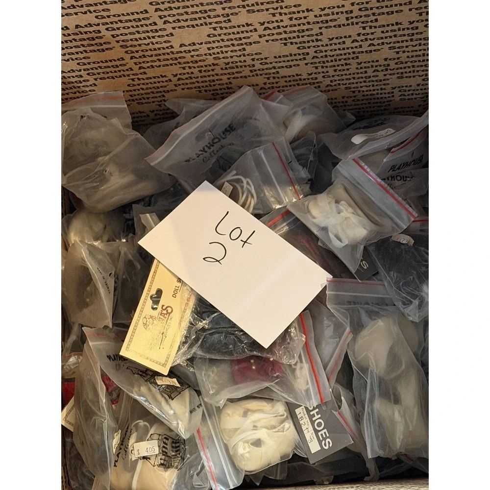 New Huge Lot 100 Vintage Baby Doll Shoes Kemper, Playhouse, Tallina's Dollmaking